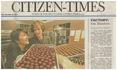 Asheville Citizen-Times newspaper front page