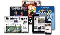 Columbus Dispatch newspaper front page