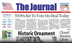 Ogdensburg Journal newspaper front page