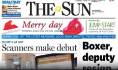 San Bernardino Sun newspaper front page