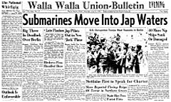 Walla Walla Union Bulletin newspaper front page